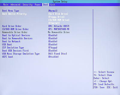 Boot Device Priority1
